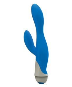 Serena 7 Speed Silicone Rabbit Vibe- Blue