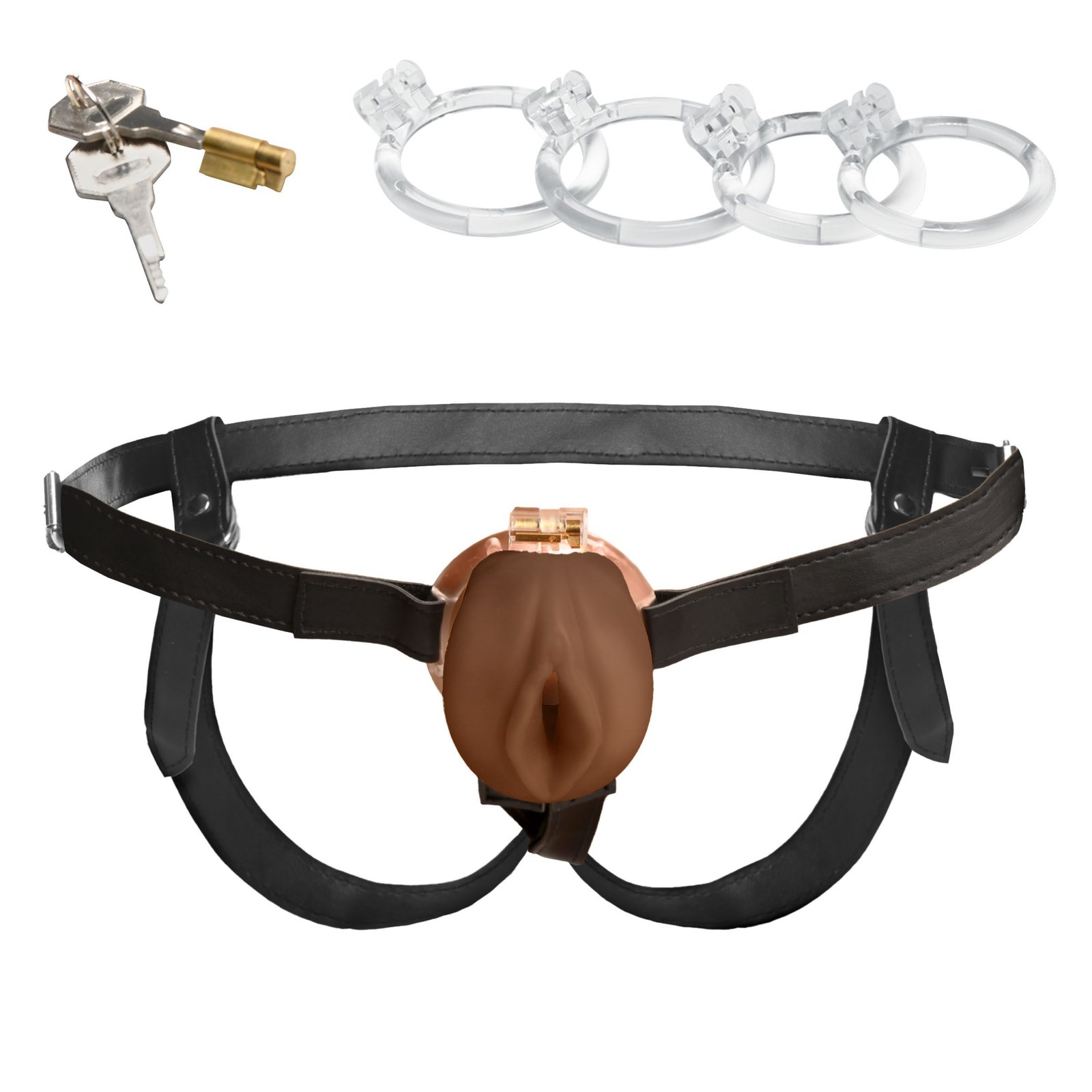 Pussy Chastity Cage - Medium - Image 5