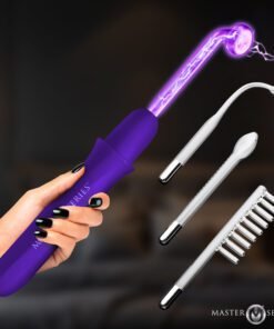 Elektrawand Rechargeable Violet Wand with Attachments - Purple