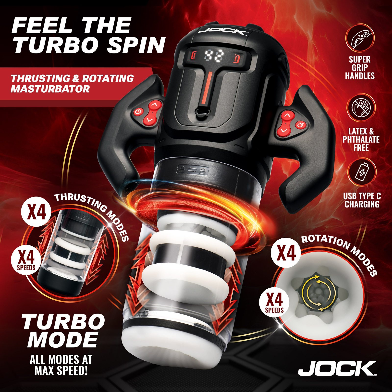 Turbo Spin Thrusting & Rotating Masturbator - Image 2