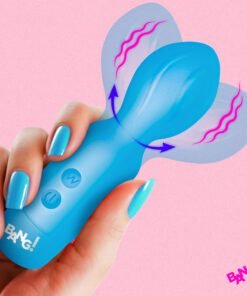 18X Vibrating Silicone Mini Wand - Blue