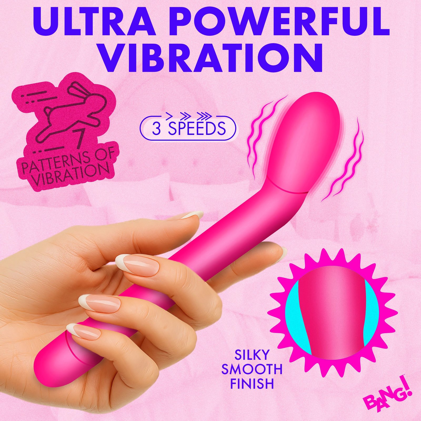 Slim G-Spot Vibrator - Pink - Image 2
