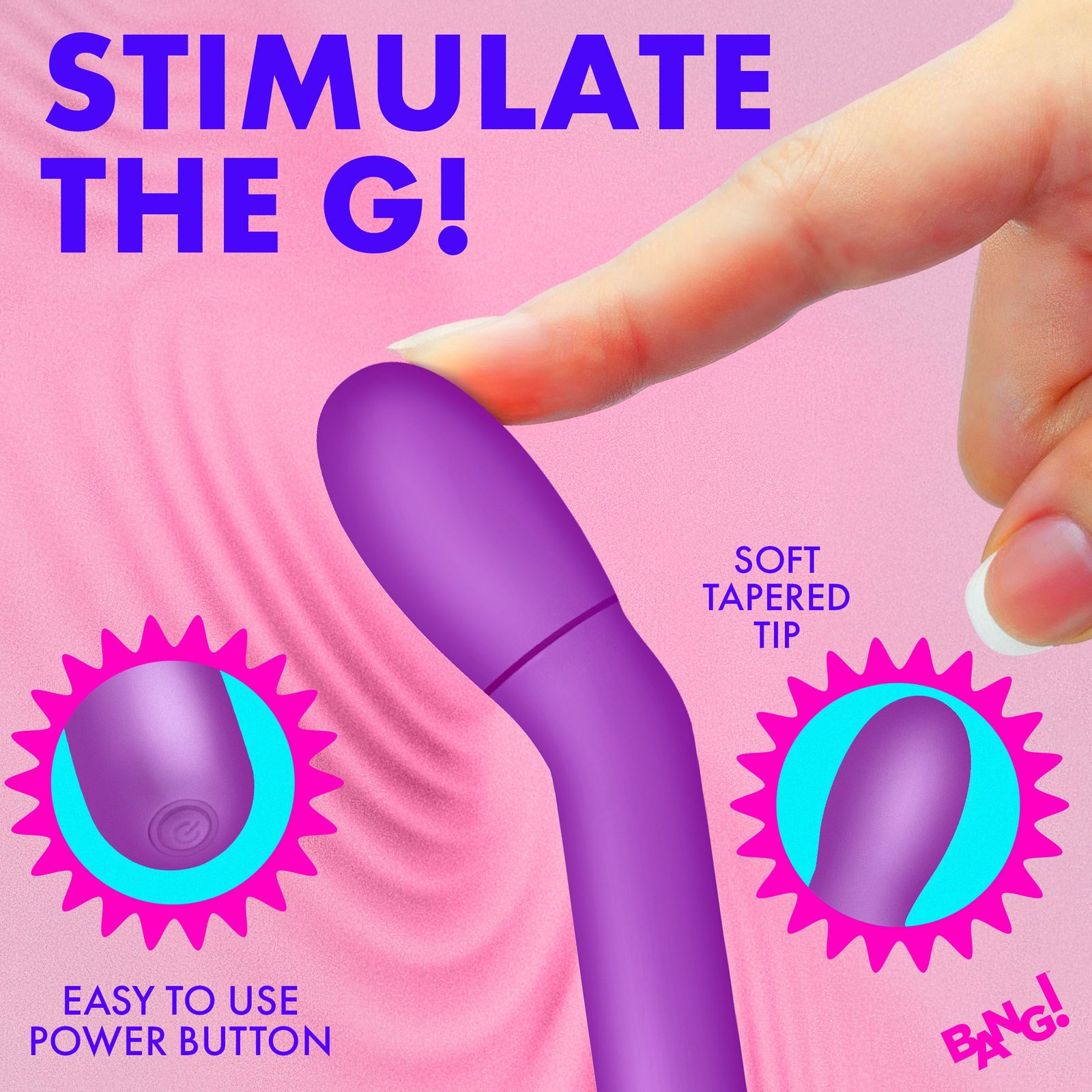 Slim G-Spot Vibrator - Purple - Image 3